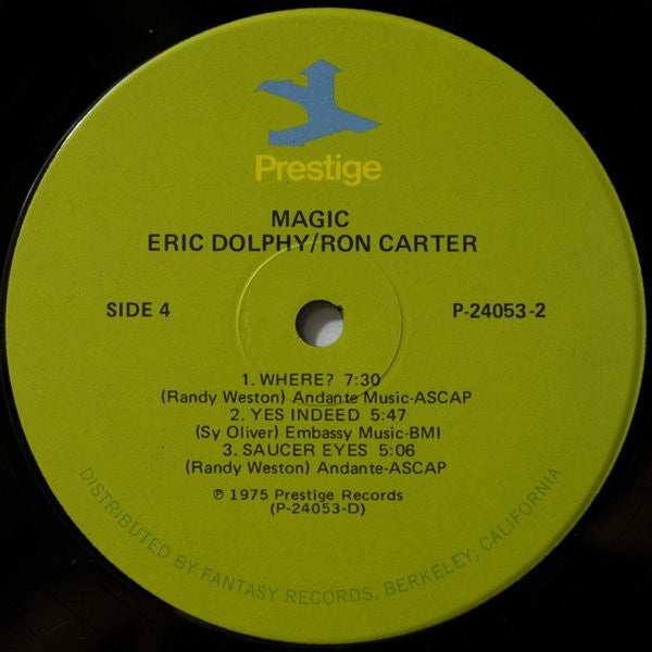 Eric Dolphy / Ron Carter : Magic (2xLP, Comp, RM)