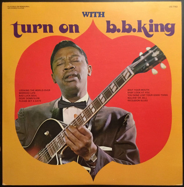 B.B. King : Turn On With B.B. King (LP, Comp, RE)