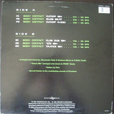 V&M Feat. Celine Christensen : Body Contact (12")