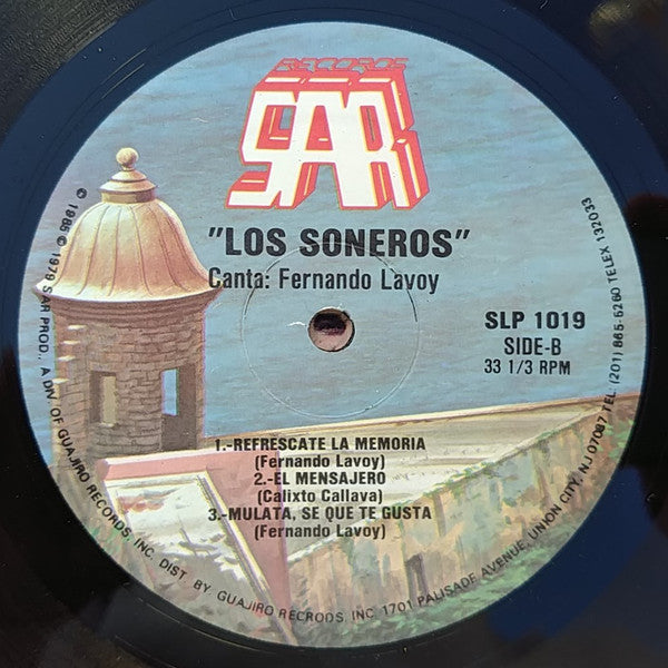 Los Soneros* Canta... Fernando Lavoy : Los Soneros (LP, Album, RP)