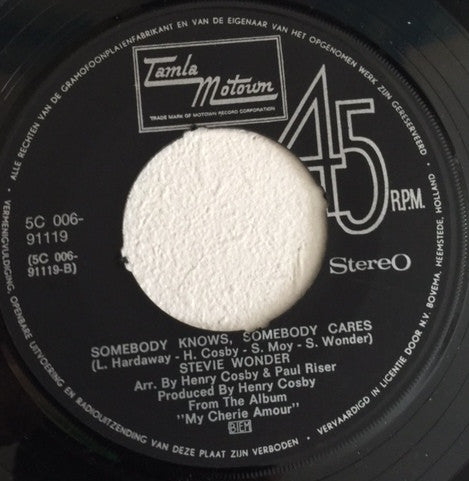 Stevie Wonder : Never Had A Dream Come True (7", Single)