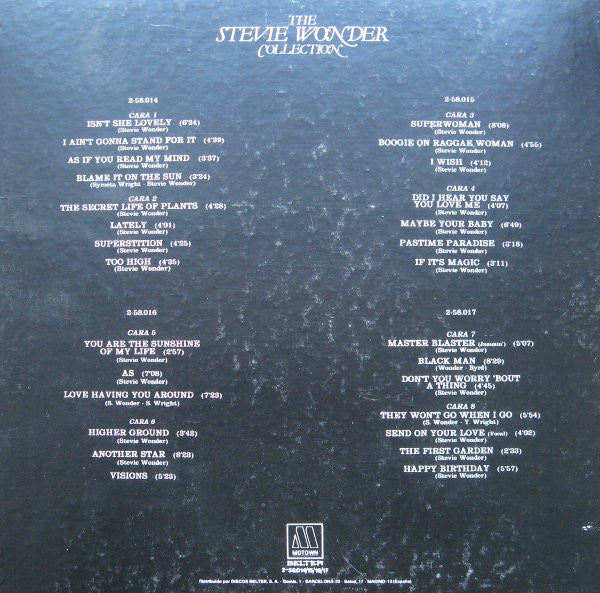 Stevie Wonder : The Stevie Wonder Collection (Box, Comp + 4xLP, Comp)