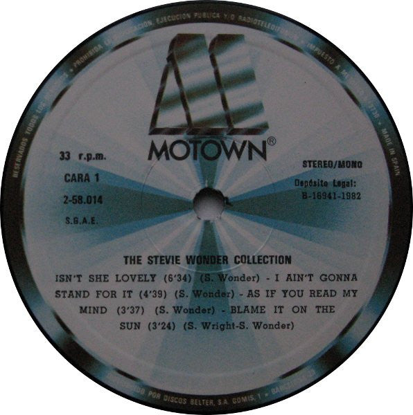 Stevie Wonder : The Stevie Wonder Collection (Box, Comp + 4xLP, Comp)