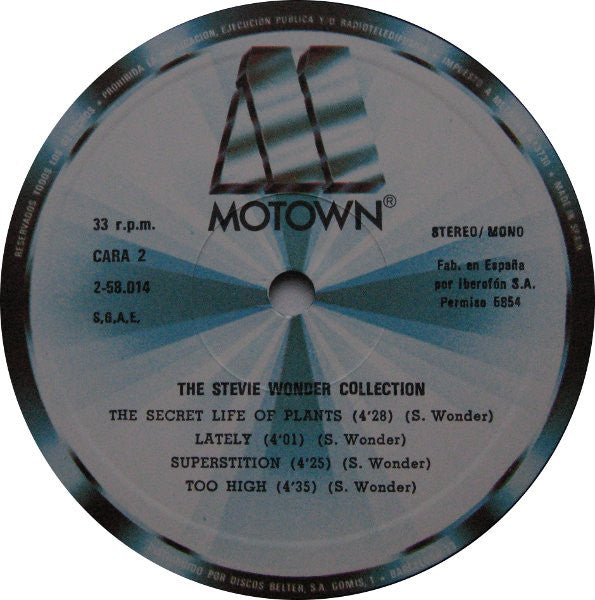 Stevie Wonder : The Stevie Wonder Collection (Box, Comp + 4xLP, Comp)