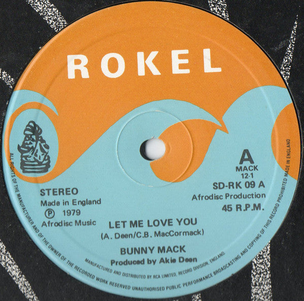 Bunny Mack : Let Me Love You (12",45 RPM,Reissue)