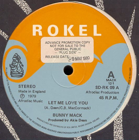 Bunny Mack : Let Me Love You (12",45 RPM,Reissue)