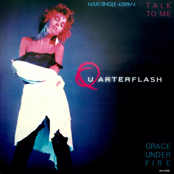 Quarterflash - Talk To Me (12", Maxi) - De Platen Aap – Vinylwinkel in Brielle & online webshop voor muziekliefhebbers