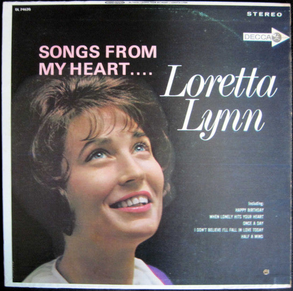 Loretta Lynn : Songs From My Heart (LP,Album,Repress,Stereo)