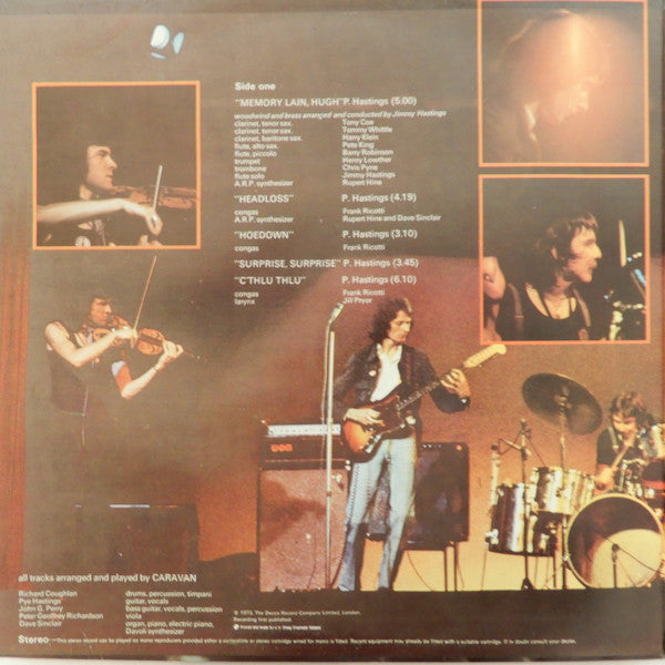 Caravan : For Girls Who Grow Plump In The Night (LP, Album, Gat)