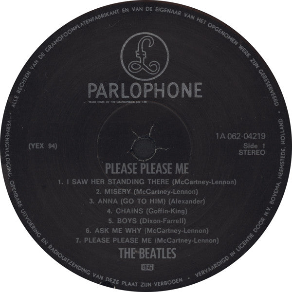 The Beatles : Please Please Me (LP, Album, RE)