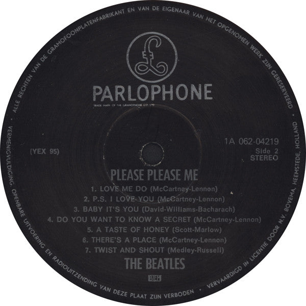 The Beatles : Please Please Me (LP, Album, RE)
