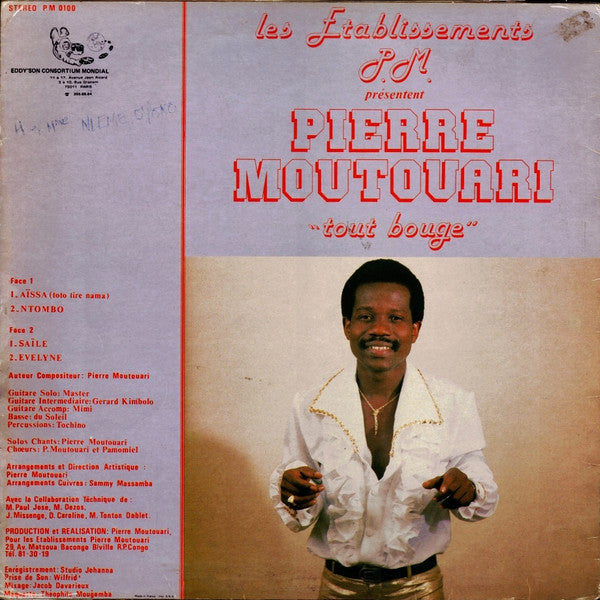 Pierre Moutouari : Tout Bouge (LP)