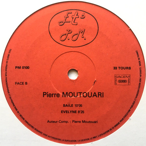 Pierre Moutouari : Tout Bouge (LP)