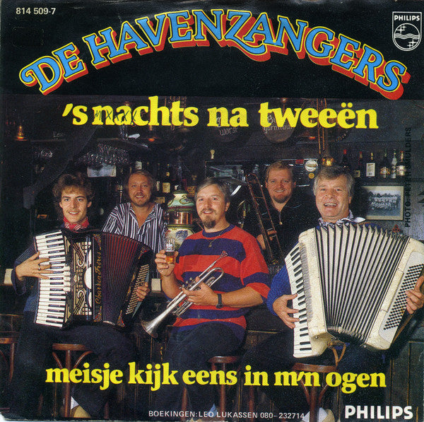 De Havenzangers : 's Nachts Na Tweeën (7", Single)