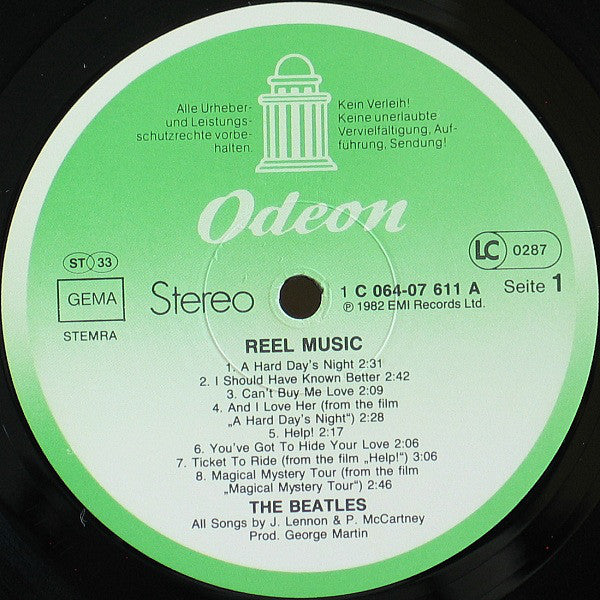 The Beatles : Reel Music (LP, Comp)