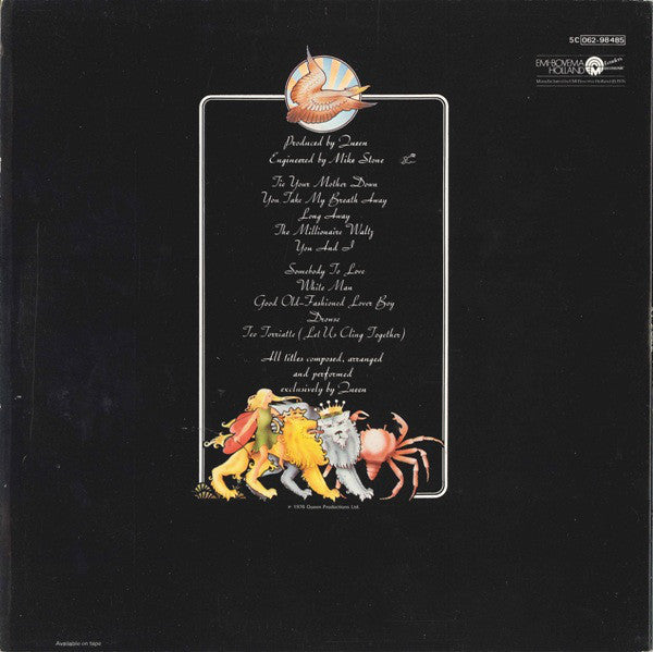 Queen : A Day At The Races (LP, Album, Gat)