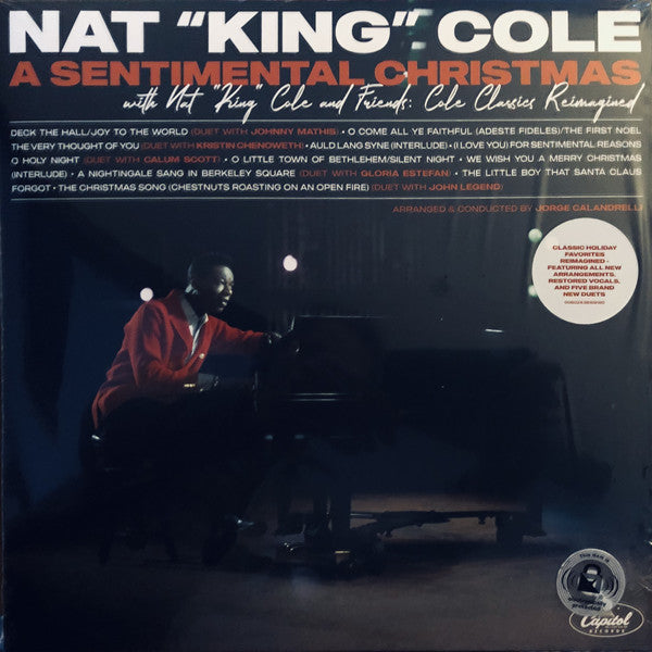 Nat "King" Cole* : A Sentimental Christmas (With Nat "King" Cole And Friends: Cole Classics Reimagined) (LP)