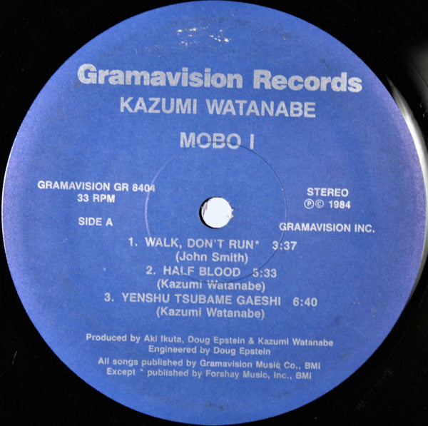 Kazumi Watanabe : Mobo I (LP, Album)