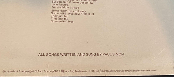 Paul Simon : Still Crazy After All These Years (LP, Album)
