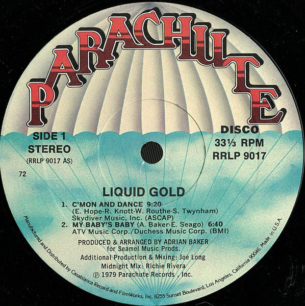 Liquid Gold : Liquid Gold (LP, Album)