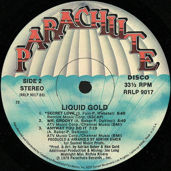 Liquid Gold : Liquid Gold (LP, Album)