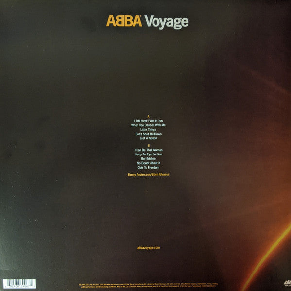 ABBA - Voyage (LP, Album, Ltd, Blu) - De Platen Aap – Vinylwinkel in Brielle & online webshop voor muziekliefhebbers