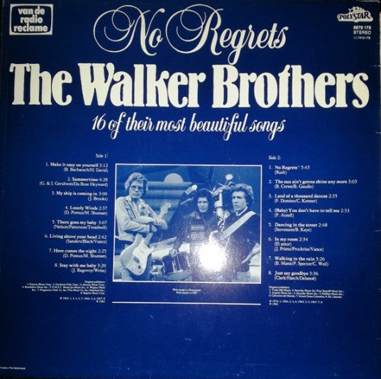 The Walker Brothers : No Regrets (LP, Comp)