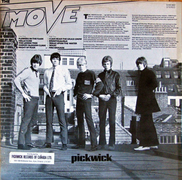 Move, The : The Greatest Hits Vol. 1 (LP,Compilation,Stereo)