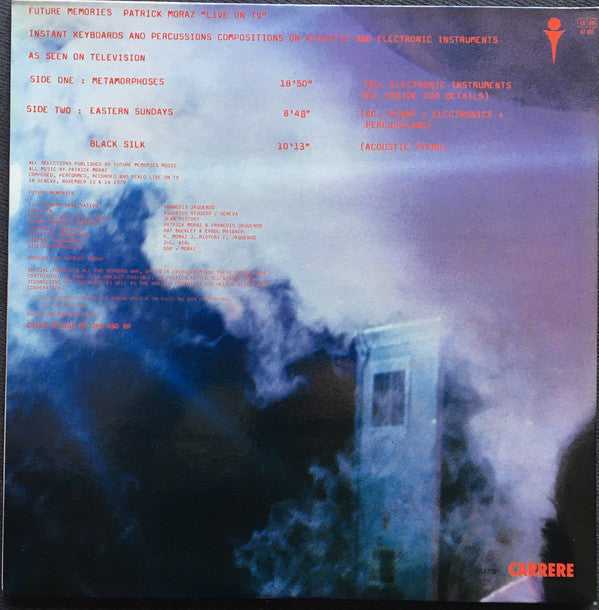 Patrick Moraz : Future Memories Live On TV (Keyboards' Metamorphoses) (LP,Album)