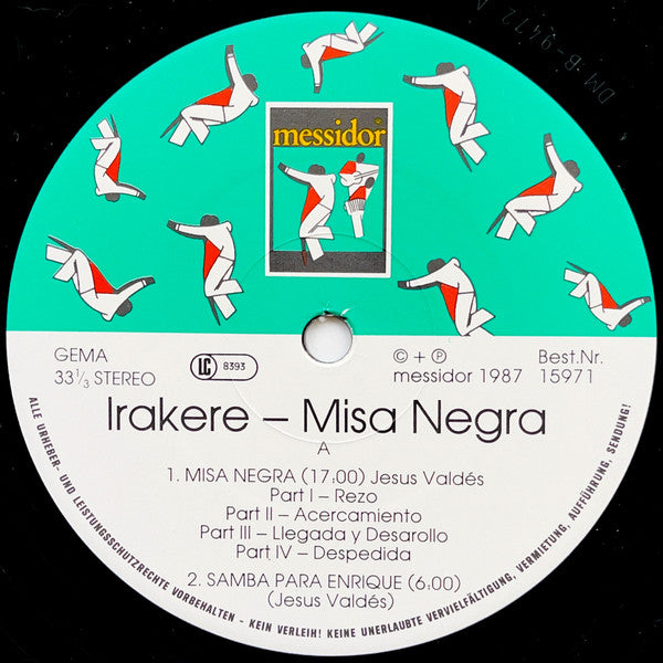 Irakere : Misa Negra (LP, Album)
