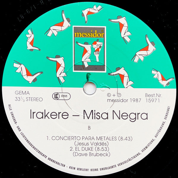 Irakere : Misa Negra (LP, Album)