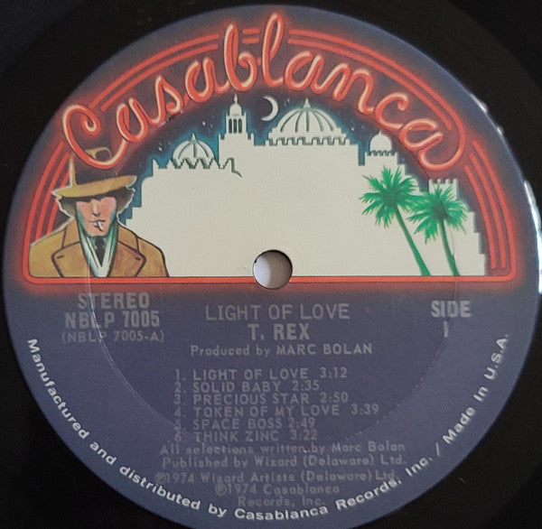 T. Rex : Light Of Love (LP, Album, RE, Ter)