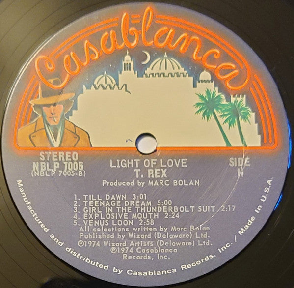 T. Rex : Light Of Love (LP, Album, RE, Ter)