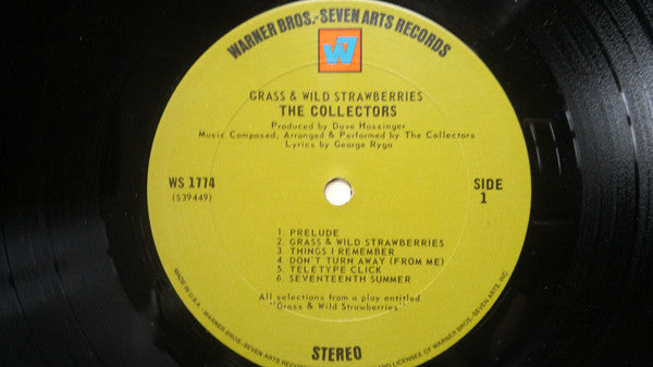The Collectors (4) : Grass And Wild Strawberries (LP, Album, Pit)