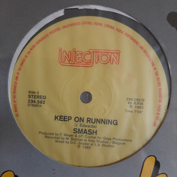 Smash (23) : Keep On Running (12")