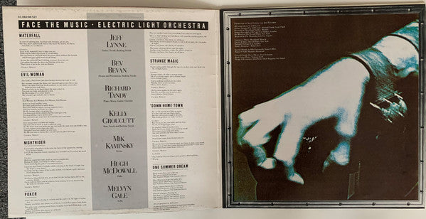 Electric Light Orchestra : Face The Music (LP, Album, Gat)