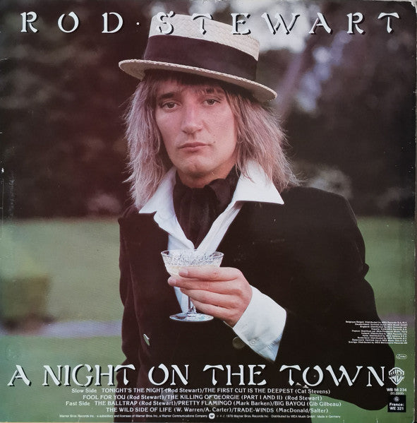 Rod Stewart : A Night On The Town (LP, Album, RE)