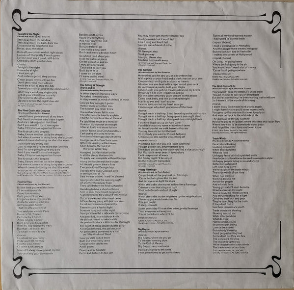 Rod Stewart : A Night On The Town (LP, Album, RE)