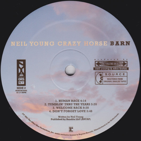Neil Young, Crazy Horse - Barn (LP, Album, S/Edition) - De Platen Aap – Vinylwinkel in Brielle & online webshop voor muziekliefhebbers