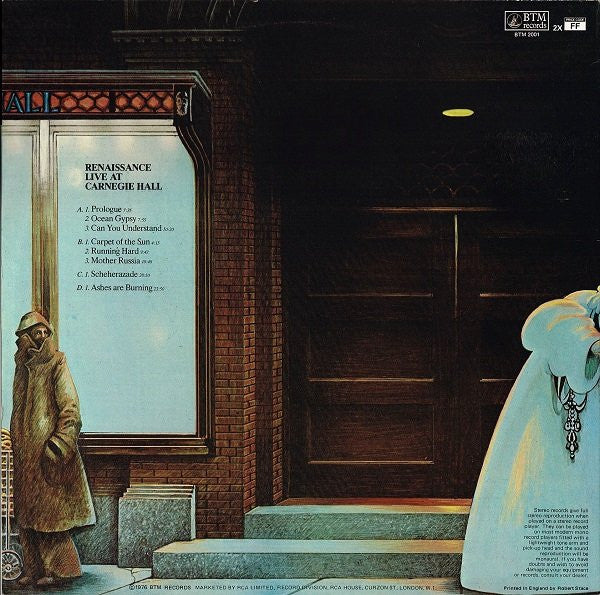 Renaissance (4) : Live At Carnegie Hall (2xLP, Album, Gat)