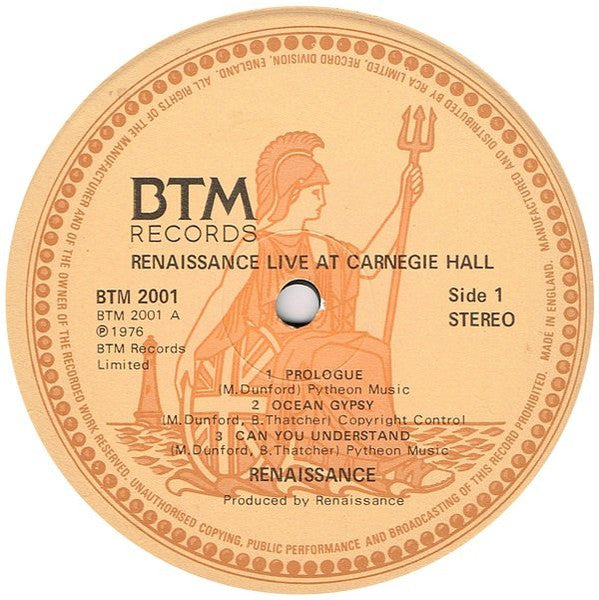Renaissance (4) : Live At Carnegie Hall (2xLP, Album, Gat)