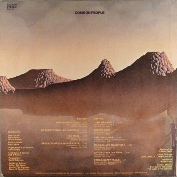 Rustix : Come On People (LP, Album)