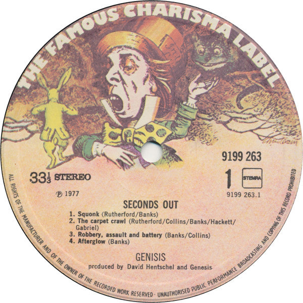 Genesis : Seconds Out (2xLP, Album, Gat)