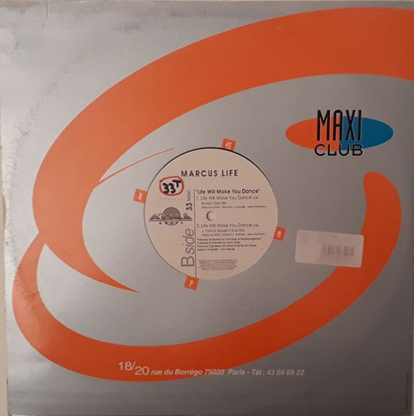 Marcus Life : Life Will Make You Dance (12")