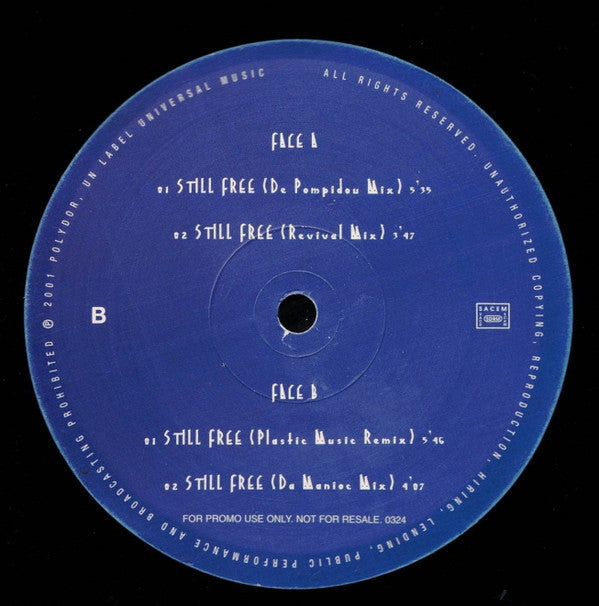 Dafataigazz : Still Free (12", Promo)
