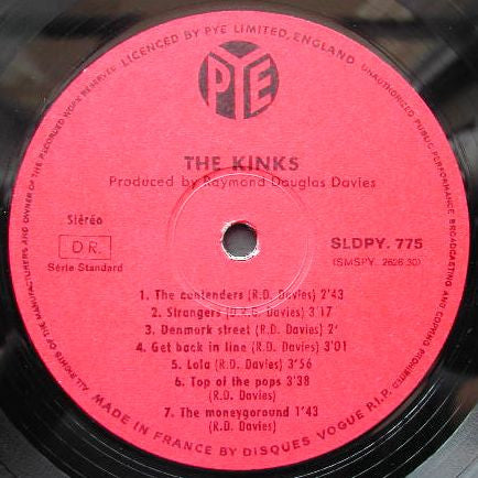 The Kinks : Lola Versus Powerman And The Moneygoround (LP, Album, Gat)