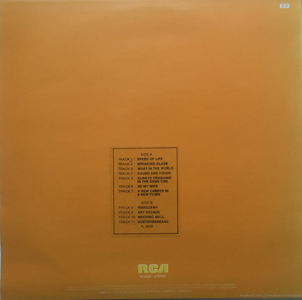 David Bowie - Low (LP, Album) - De Platen Aap – Vinylwinkel in Brielle & online webshop voor muziekliefhebbers