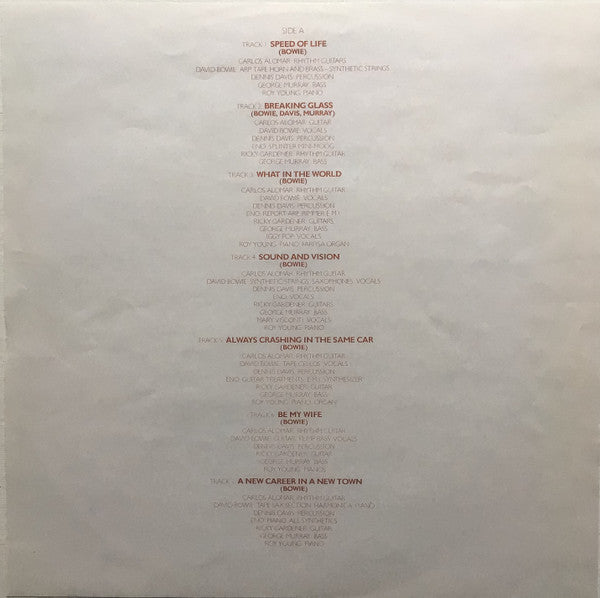 David Bowie - Low (LP, Album) - De Platen Aap – Vinylwinkel in Brielle & online webshop voor muziekliefhebbers