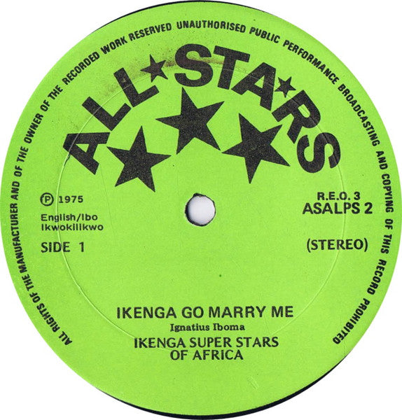Ikenga Super Stars Of Africa : Ikenga Super Stars Of Africa (LP)