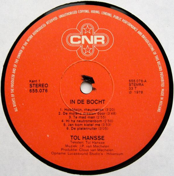Tol Hansse : In De Bocht (LP, Album)